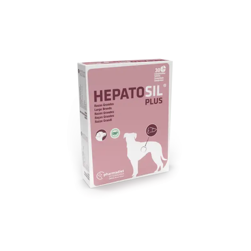 Hepatosil Plus Suplemento Hepatico en Perros de Razas Grandes 30 cpd, Unidades 1 Unidad. - Farmadiet - Comparador de precios