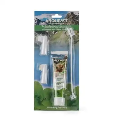 IntiMeg Juego de cepillos de dientes para perros - Menta - IntiMeg - Comparador de precios