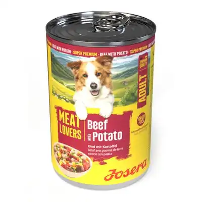 Josera Meatlovers Menú 6 x 400 g - Vacuno con patatas (diseño nuevo) - Josera - Comparador de precios