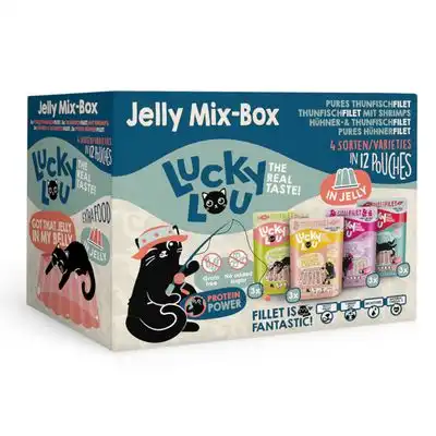 Lucky Lou Extra Food 12 x 70 g - Pack mixto en gelatina - Lucky Lou - Comparador de precios