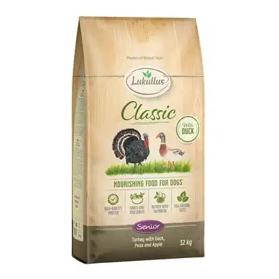 Lukullus Classic Senior Pavo y Pato (sin cereales) - 12 kg - Lukullus - Comparador de precios