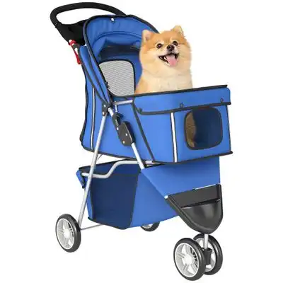 PawHut Carrito para Perro - Azul - PawHut - Comparador de precios