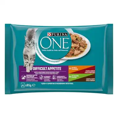 PURINA ONE Difficult Appetite - Pollo y pavo 4 x 85 g - Purina One - Comparador de precios