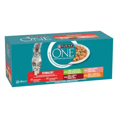 PURINA ONE Sterilcat 40 x 85 g - Pack mixto (4 variantes) - Purina One - Comparador de precios