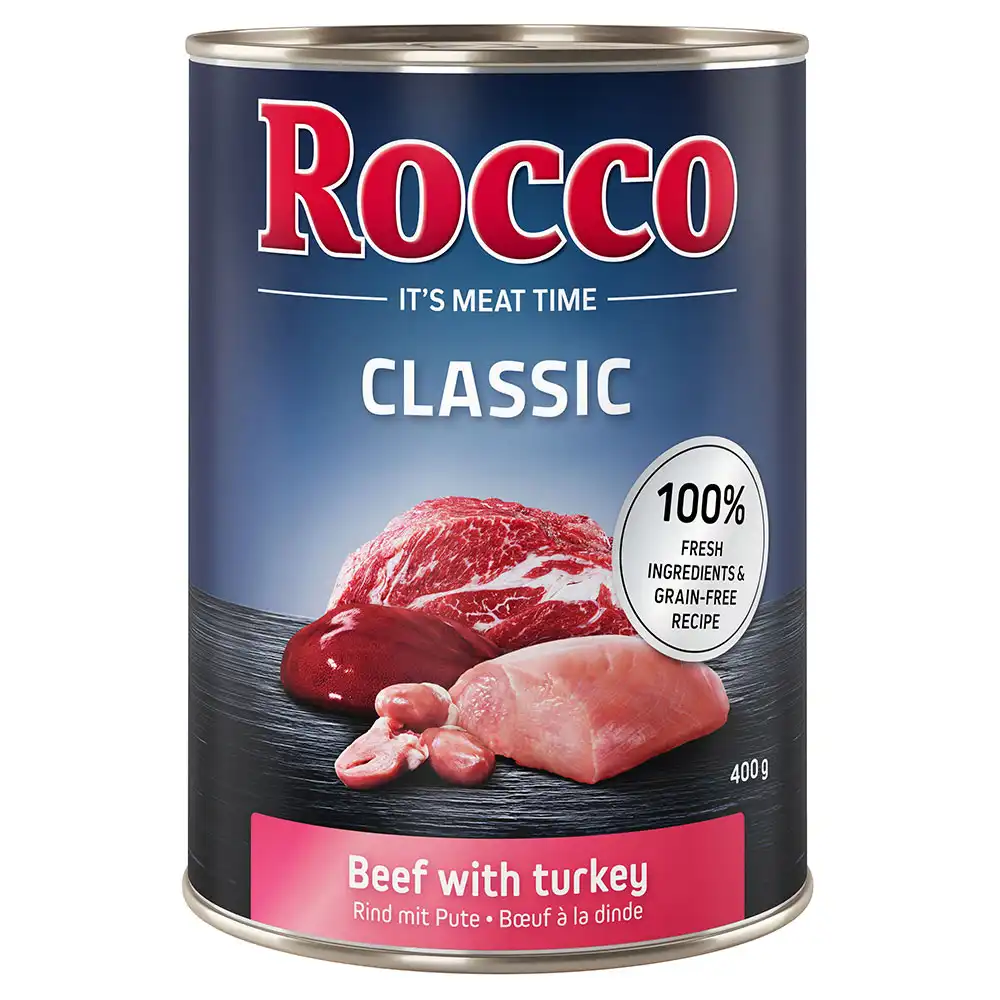 Rocco Classic 6 x 400 g - Vacuno con pavo - Rocco - Comparador de precios