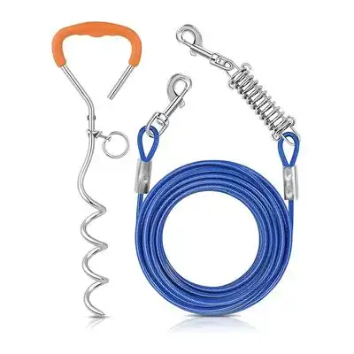 UAMLY Cable y estaca para atar al perro - 30 pies - Uamly - Comparador de precios