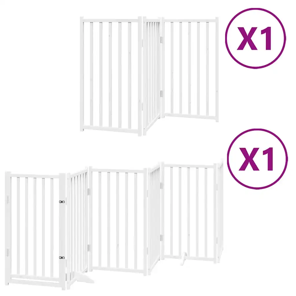 vidaXL Puerta Seguridad con Paneles para perros - 50 x 90 x 2 cm - VIDAXL - Comparador de precios