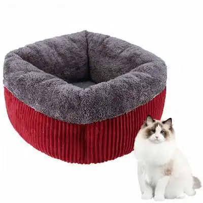 ZooVenture Cesta roja para gatos/perros, tamaño mediano - Talla M roja (apta para gatos de hasta 15 años/perros de hasta 8 años) - Zooventure - Comparador de precios