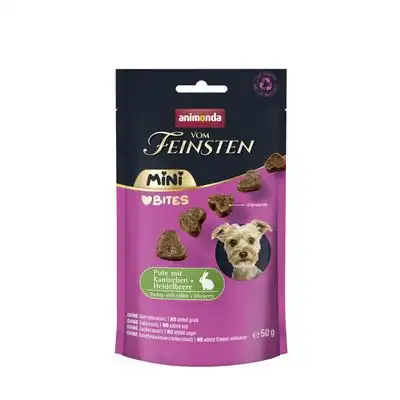 Animonda Vom Feinsten Adult Mini Bites - 10 x 50 g pavo con conejo y arándanos - Animonda Vom Feinsten - Comparador de precios