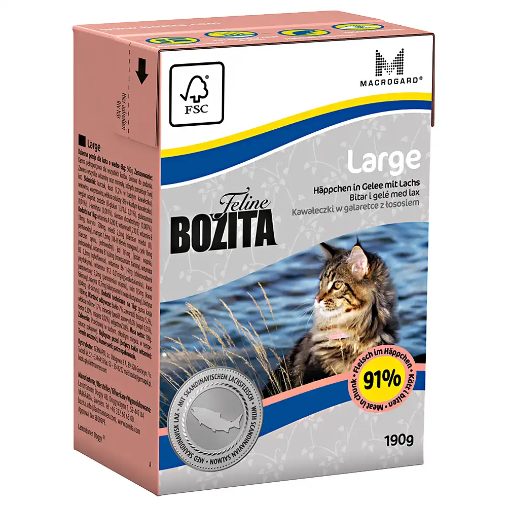 Bozita Feline Tetra Recart  6 x 190 g - Large