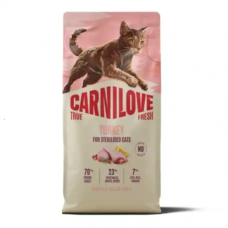 Carnilove True Fresh Sterilised Turkey Pienso para Gatos Esterilizados con Pavo, 2 Kg - Carnilove - Comparador de precios