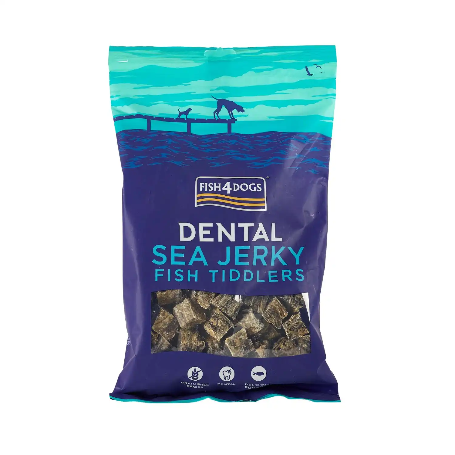 Fish4Dogs Skack Dental Sea Jerky Fish mini 4x575 gr - 2.3 kg - Fish4Dogs - Comparador de precios