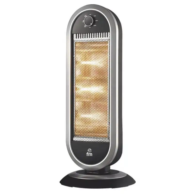 FM Calefacción H-30 Estufa Halógena Oscilante 1200W