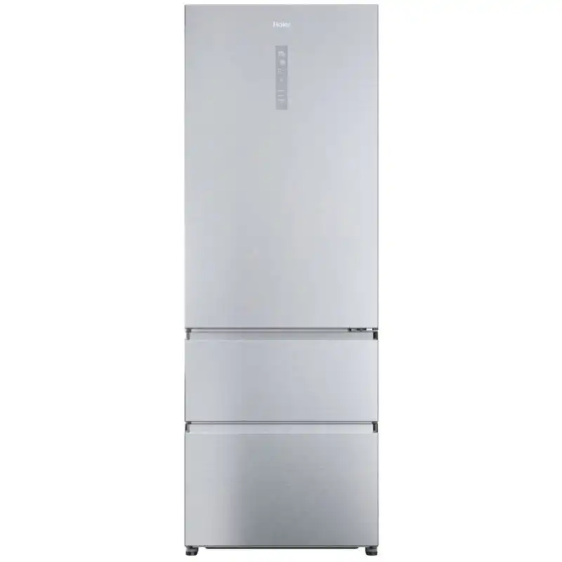 Haier 3D 70 Serie 5 HTR5720ENMG Frigorífico Combi Tres Puertas No Frost E Plata