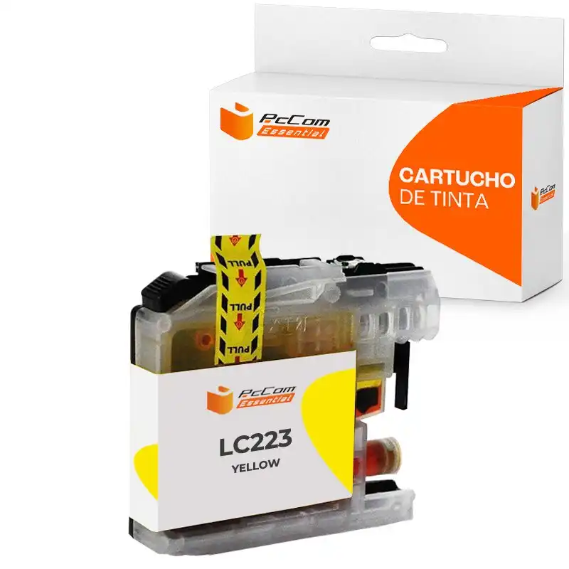 Pccom Essential Brother Lc223/lc221 Cartucho Tinta Compatible Amarillo