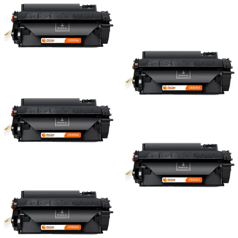 Pccom Essential HP CE505A/CF280A Tóner Compatible Negro Pack 5
