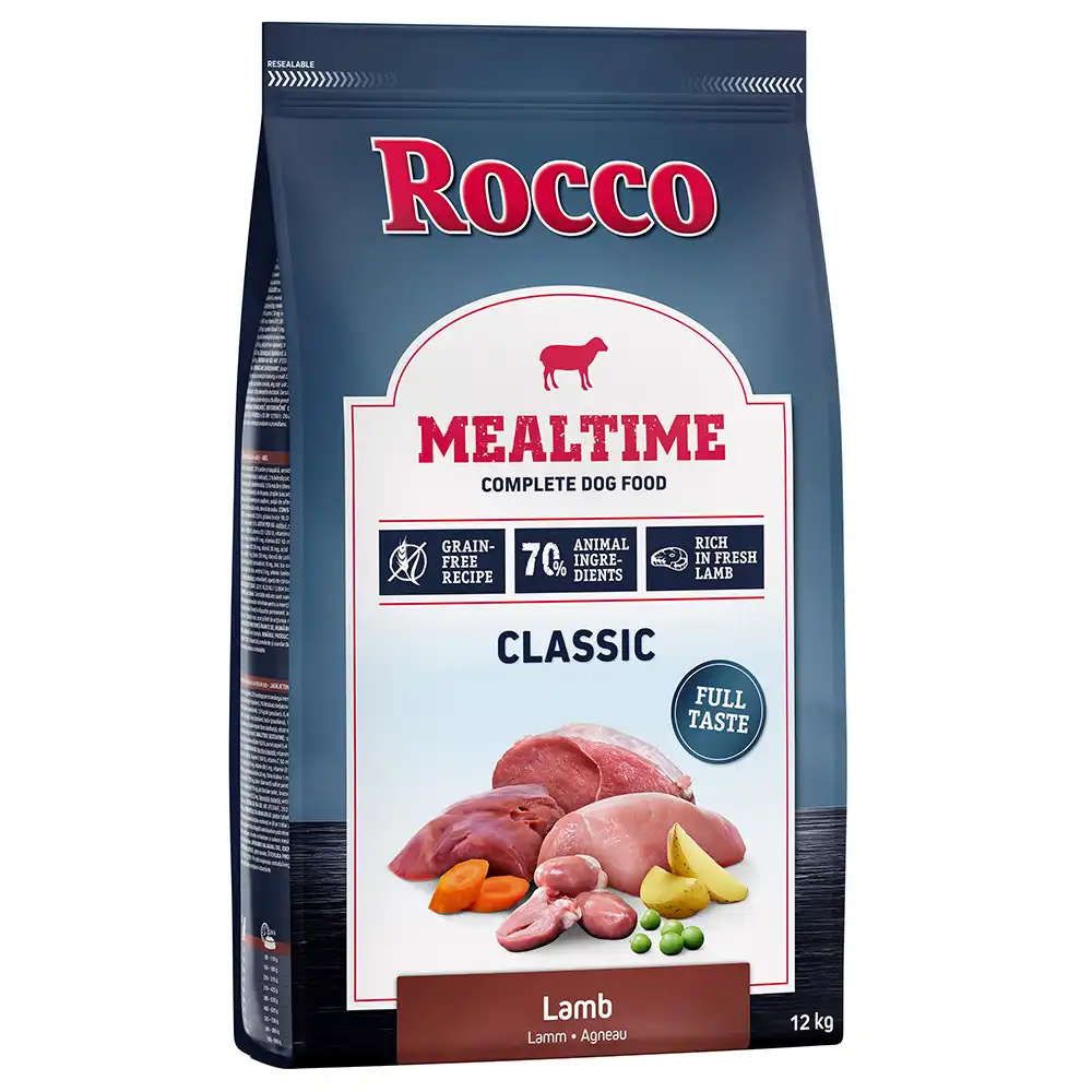 Rocco Mealtime con cordero pienso para perros - 12 kg