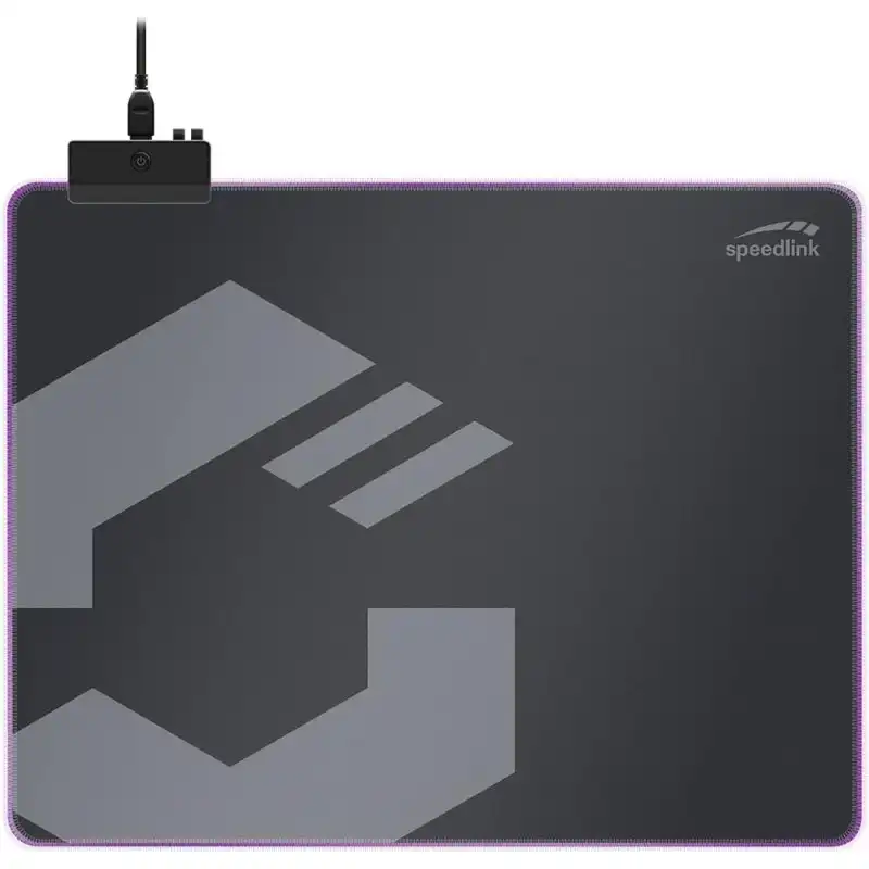 Speedlink Levas Alfombrilla Gaming LED RGB M Negra