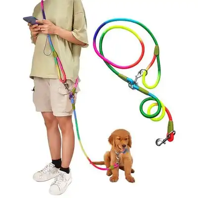 UAMLY Correa reflectante para perros manos libres - Multicolor - Uamly - Comparador de precios