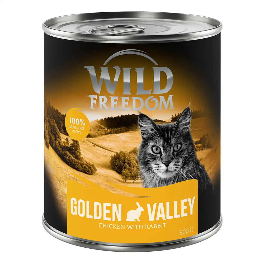 Wild Freedom Adult 6 x 800 g - receta sin cereales - Golden Valley - Conejo y pollo - Wild Freedom - Comparador de precios