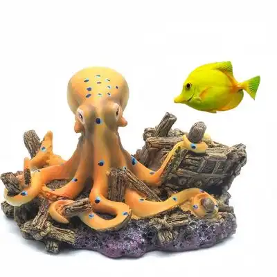 ZooVenture Adorno realista de pulpo para acuario - 1 pieza - Zooventure - Comparador de precios