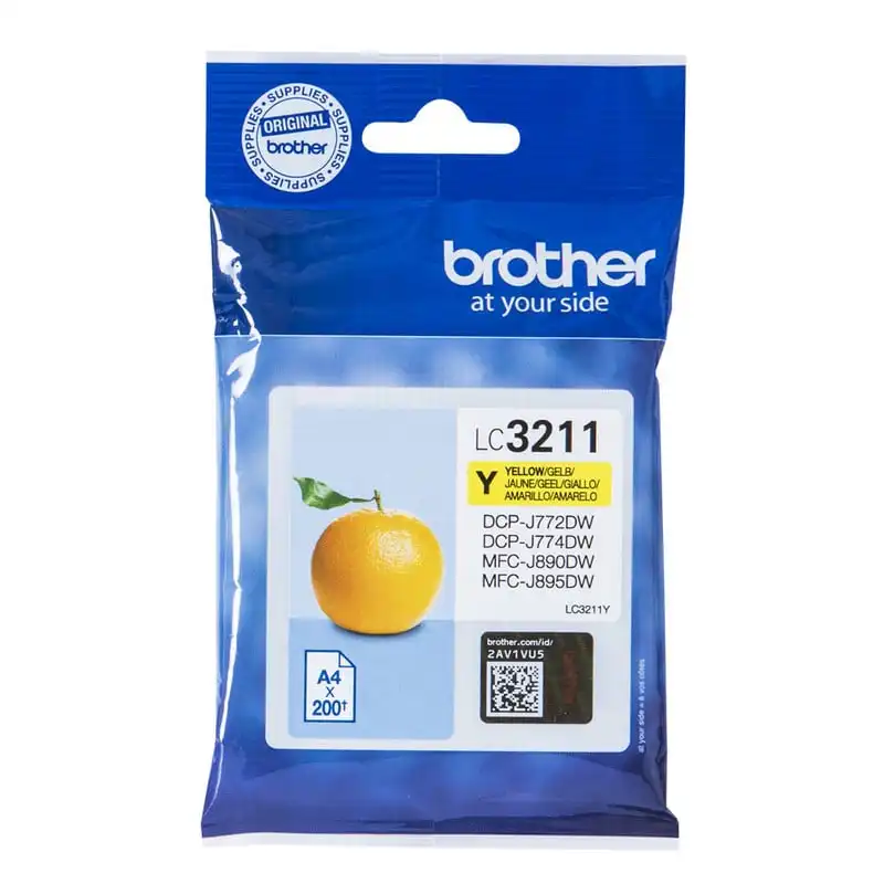 Brother LC3211Y Cartucho Tinta Amarillo