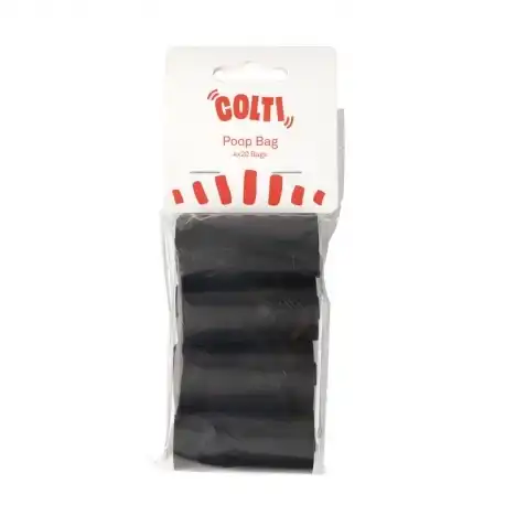 Colti Bolsas Higiénicas Negras para Perros 80 Bolsas (Pack 4x20ud) - Colti - Comparador de precios