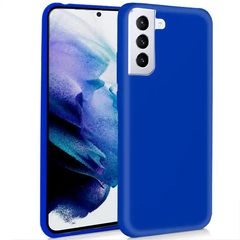 Cool Funda Silicona Azul para Samsung Galaxy S21 Plus