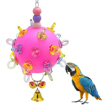 FurryFusion Pelota masticable para loros - Rosa - Furry Fusion - Comparador de precios