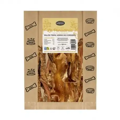 Hobbitalf Tripa de Cordero en Tiras Snack para Perros Bolsa de Panadería, 1 x 150 gr - Hobbitalf - Comparador de precios