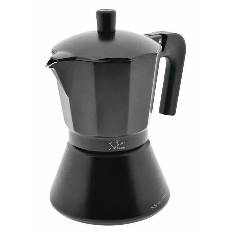 Jata CFI Cafetera Italiana 12 Tazas Negra