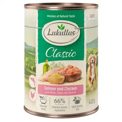 Lukullus salmón y pollo - 6 x 400 g - Lukullus - Comparador de precios