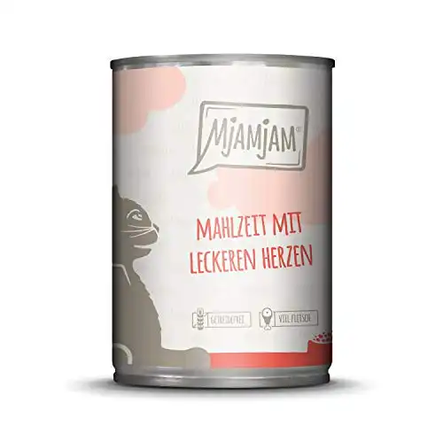 MjAMjAM comida húmeda para gatos 6 x 400 g - corazones