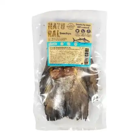 Natural Snackys Snack para Perros Colas de Salmón Deshidratadas, 1 x 90 gr - Snackys - Comparador de precios