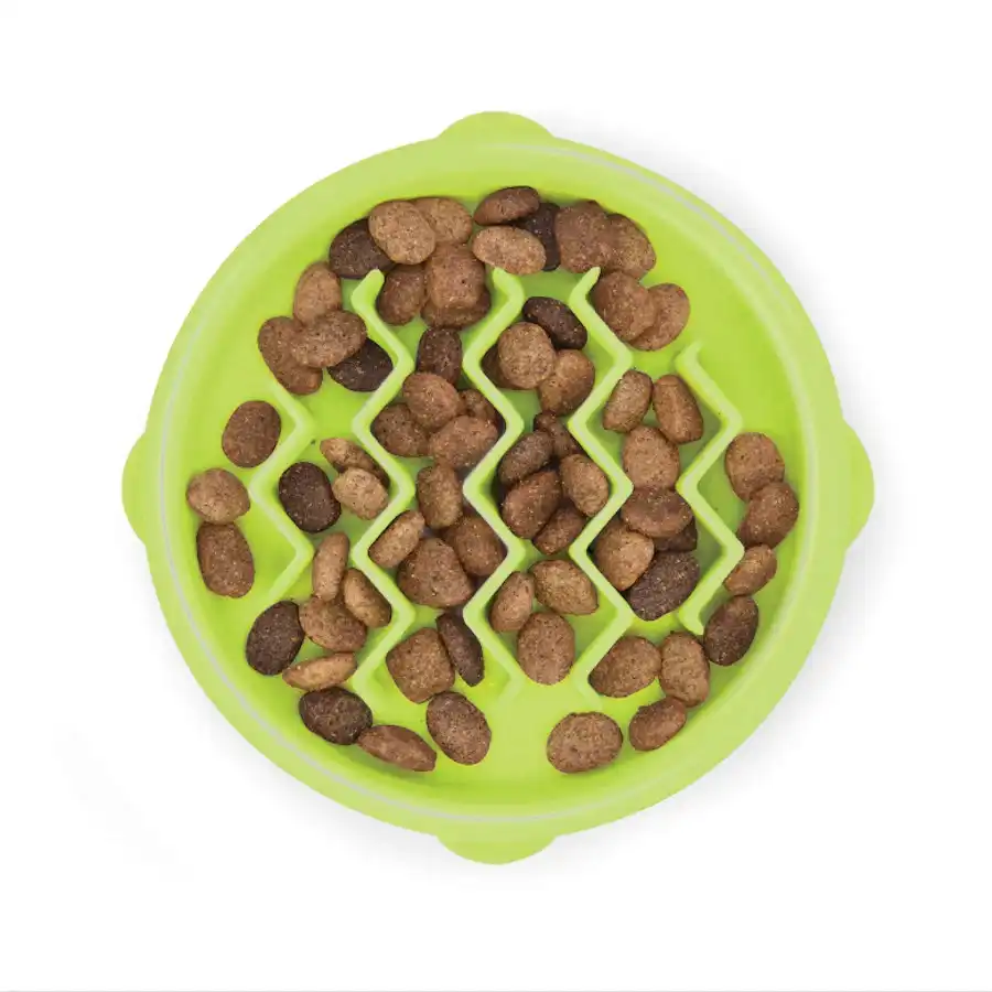 Outward Hound Catstages Cat Fun Comedero Lento Verde para gatos - Catstages - Comparador de precios