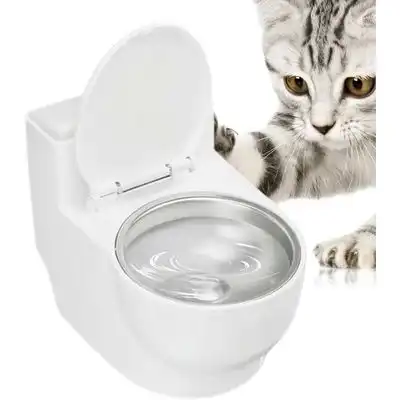 Zoomtopia Bebedero elevado antideslizante acero inoxidable gatos perros - Blanco - Zoomtopia - Comparador de precios
