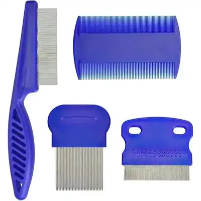 ZooVenture Kit de peine multifuncional de acero inoxidable de 4 piezas - Juego azul de 4 piezas - Zooventure - Comparador de precios
