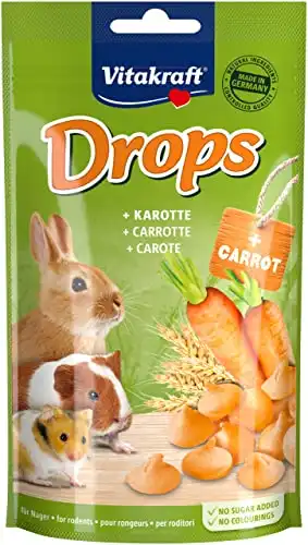 Vitakraft drops de zanahoria para roedores