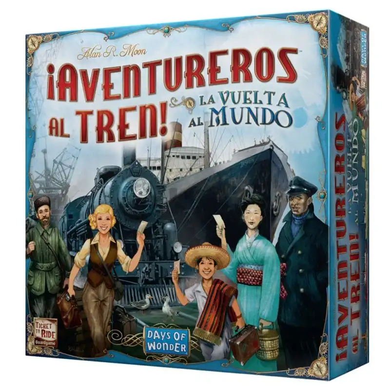 Asmodee ¡Aventureros Al Tren! La Vuelta Al Mundo Juego de Mesa