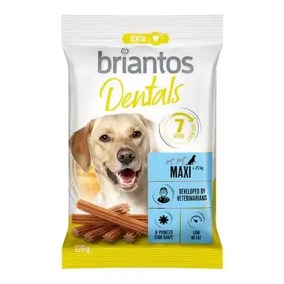 Briantos Dental snacks para perros - Maxi (7 barritas) - briantos - Comparador de precios