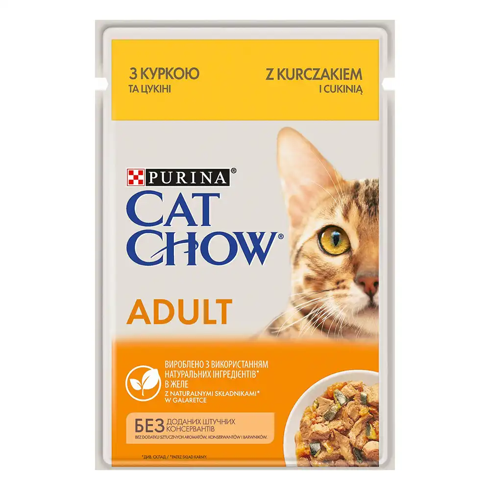 Cat Chow 26 x 85 g comida húmeda para gatos - Pollo
