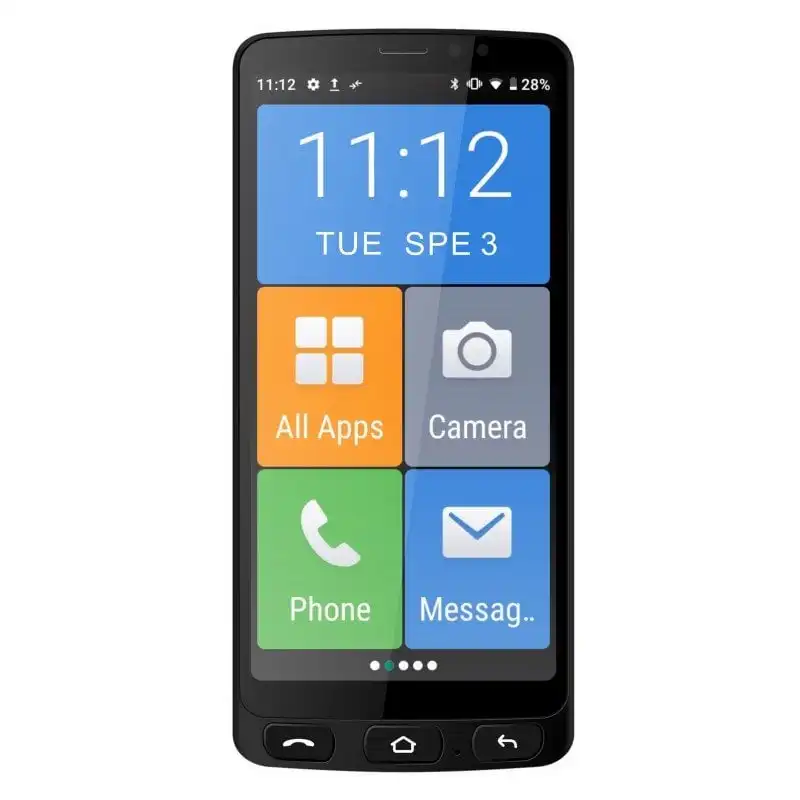 Funker E500i Plus Easy Smart 4G Teléfono para Personas Mayores Negro