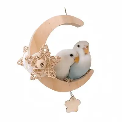 FurryFusion Columpio para loros con forma de luna - Artículo 1 - Furry Fusion - Comparador de precios