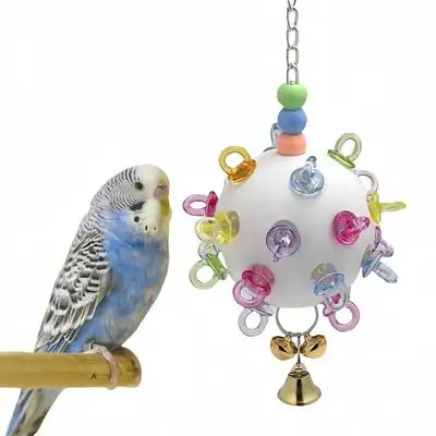 FurryFusion Pelota masticable para loros - Blanco - Furry Fusion - Comparador de precios