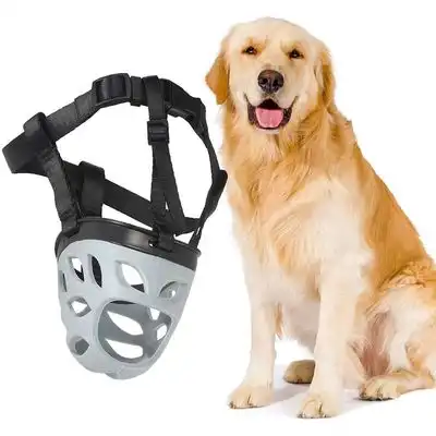 HausPets Bozal de plástico para cachorros: come y bebe, ajustable - Una unidad - HausPets - Comparador de precios