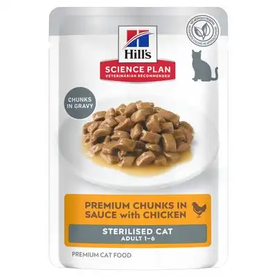 Hill's Science Plan Adult Sterilised - Pollo (12 x 85 g) - Hill's Science Plan - Comparador de precios