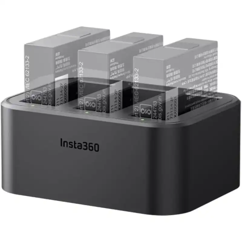 Insta360 Hub de Carga Rápida para 3 Baterías Insta360 X4