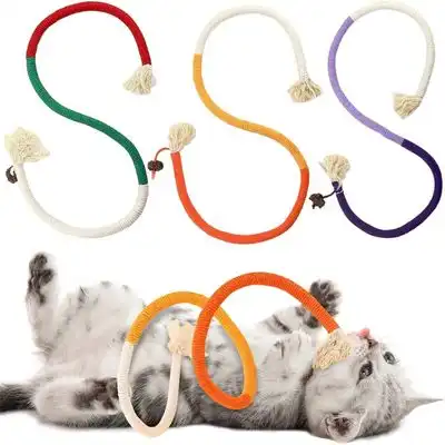 IntiMeg Tres juguetes de cuerda para gatos - Tres: 70 cm - IntiMeg - Comparador de precios