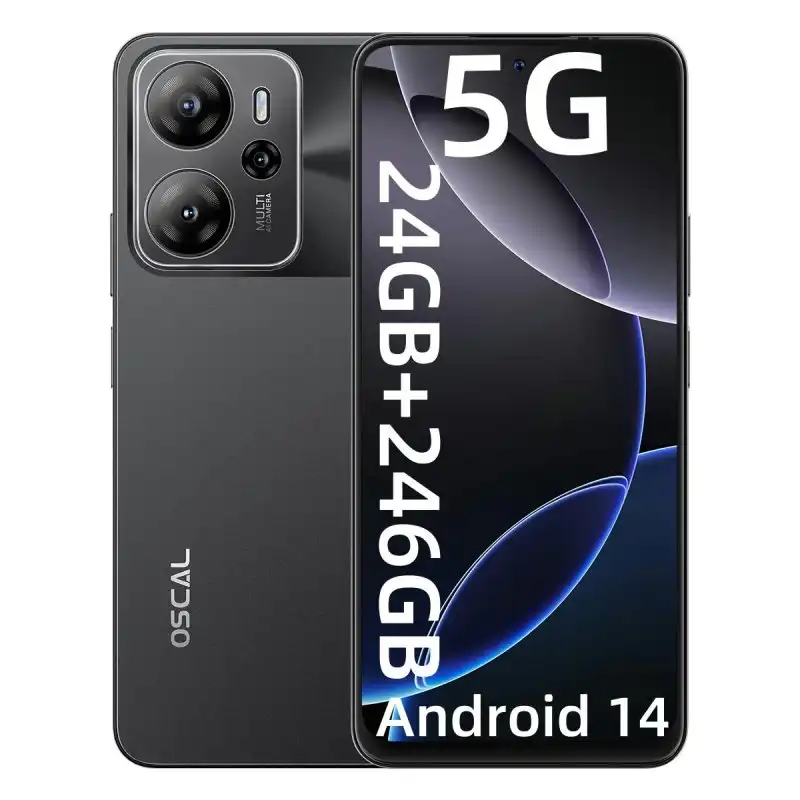 OSCAL Tiger 13 5G 8/256GB Negro Libre