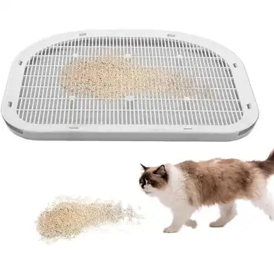 UAMLY Alfombrilla para arenero de gato - gris - Uamly - Comparador de precios